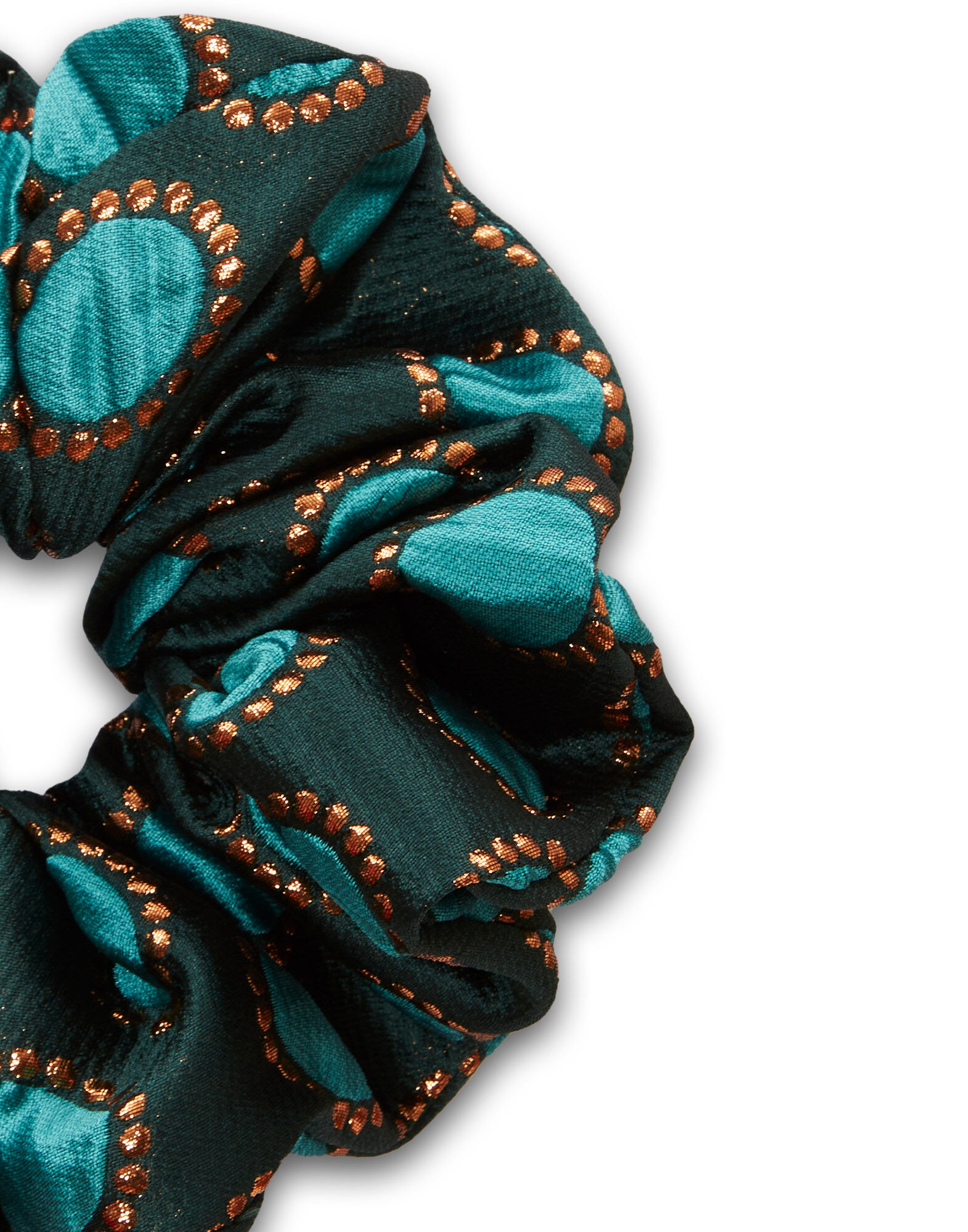 La DoubleJ Giga Scrunchie Winter Sun Emerald SCR0003JCQ060WSU01GR04