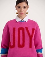 La DoubleJ Joy Sweater La DoubleJ Joy Sweater Color Block Pink & Red PUL0248KNI156VA353PI01