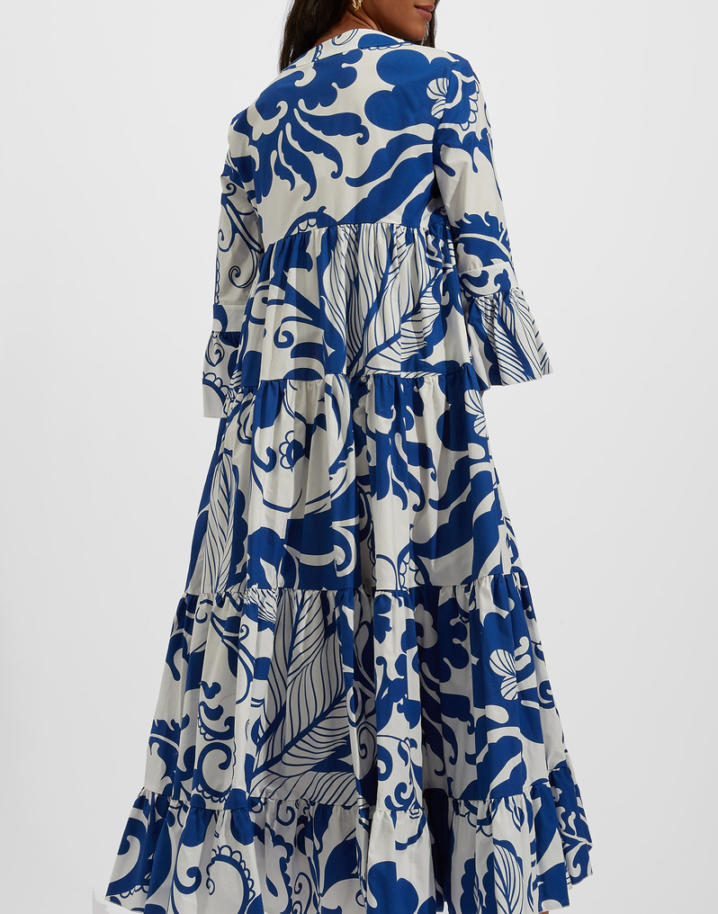 LaDoubleJ Jennifer Jane Dress LaDoubleJ Jennifer Jane Dress Marea Blu DRE0114COT001MRE0002