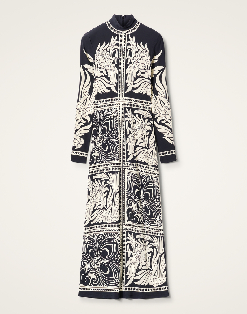 La DoubleJ Halle Dress La DoubleJ Halle Dress Mix Tiles Placée Black DRE0444VIS011MIX01BL01