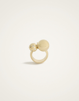 La DoubleJ Jingle Ring La DoubleJ Jingle Ring 24K Gold Plate RIN0015BRA003SOLIDYE05