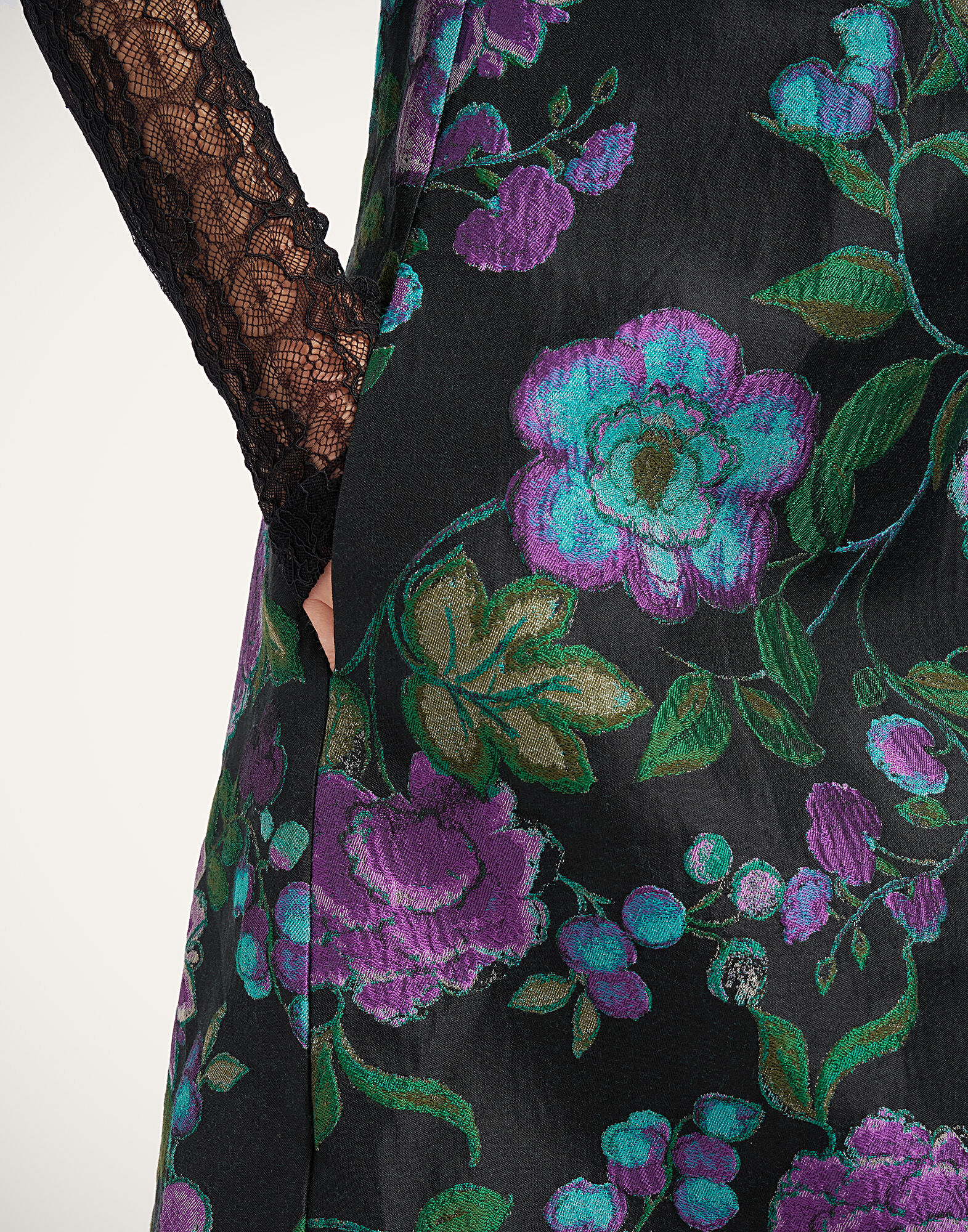 La DoubleJ Swing Dress Botanical Black DRE0001JCQ144BOT01BL01
