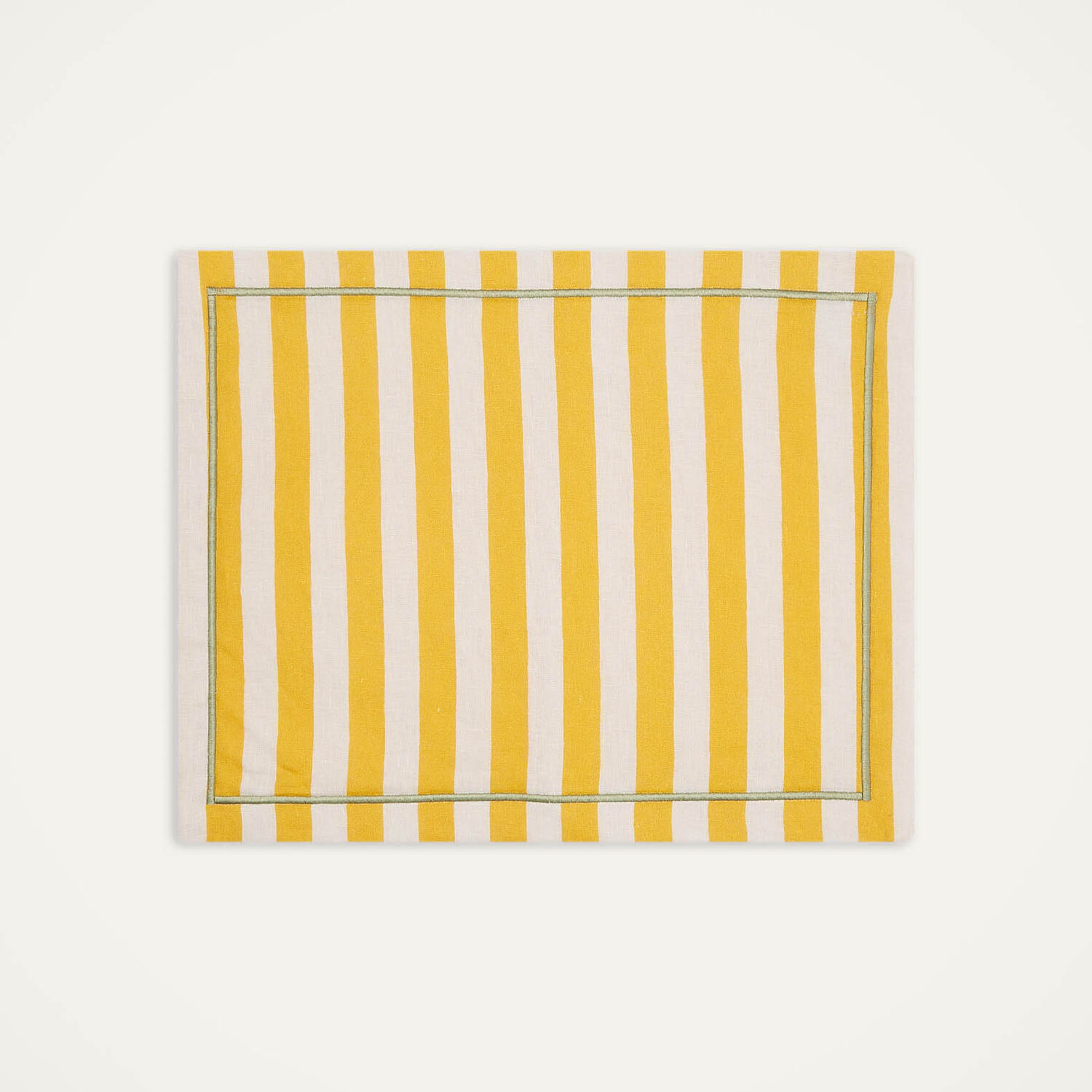 Shop La Doublej Placemat Set Of 2 In Riviera Giallo