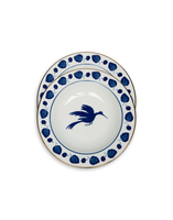 La DoubleJ Soup Plates Set Of 2 Wildbird Blue SOU0002CER001BIR01BU03