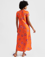 La DoubleJ Swing Dress La DoubleJ Swing Dress Papaveri Arancio DRE0001SIL001PAP0002