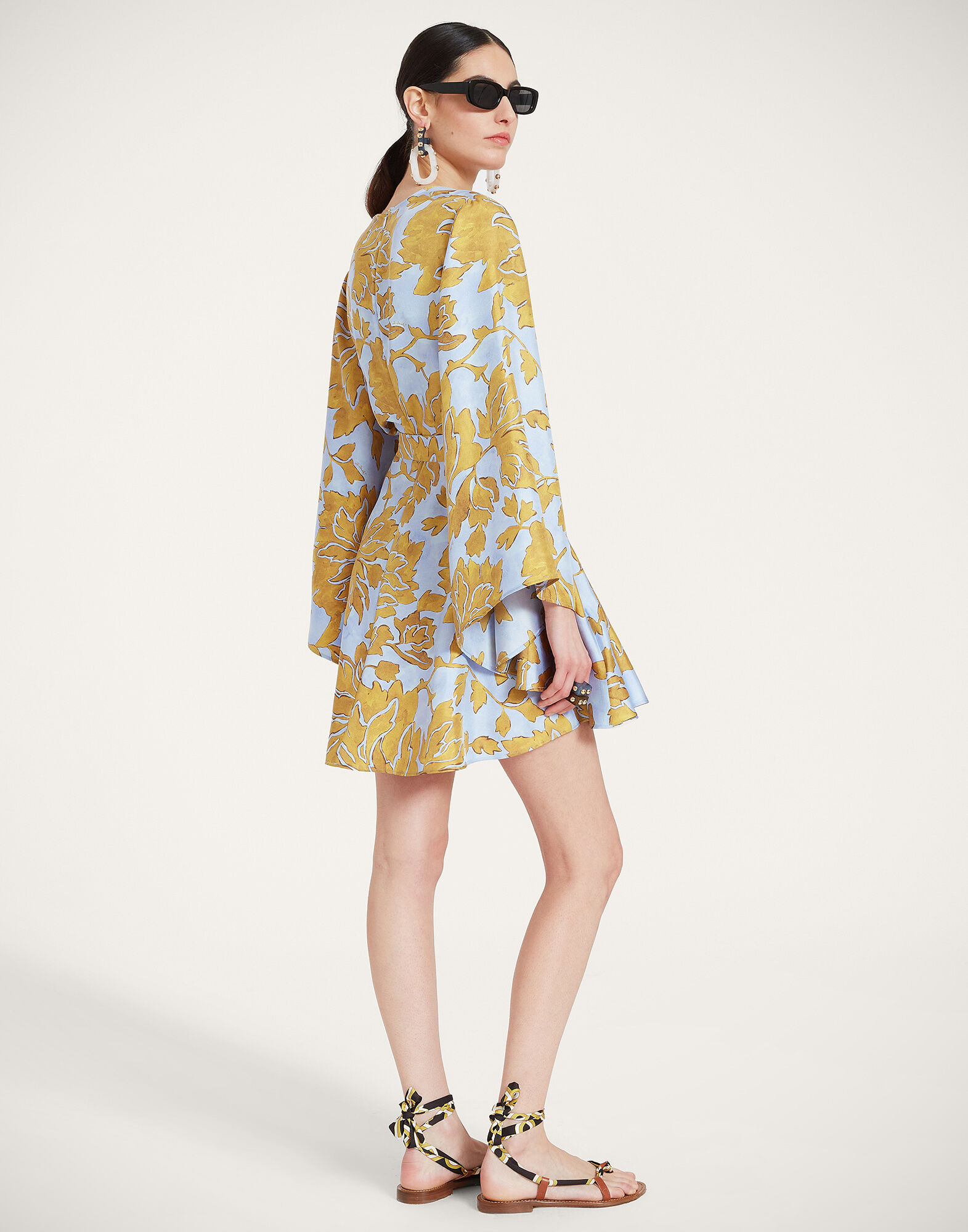 La DoubleJ Mini Magnifico Dress Tangle Light Blue DRE0561SIL001TAN01BU01