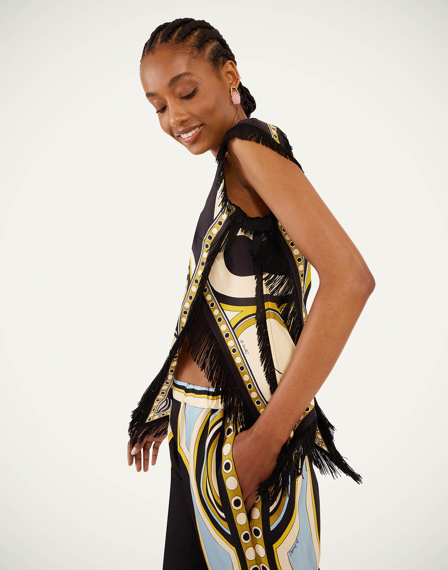 La DoubleJ Scarf Top Sanctuary Plac&eacute;e Gold TOP0160SIL006SAC02YE05