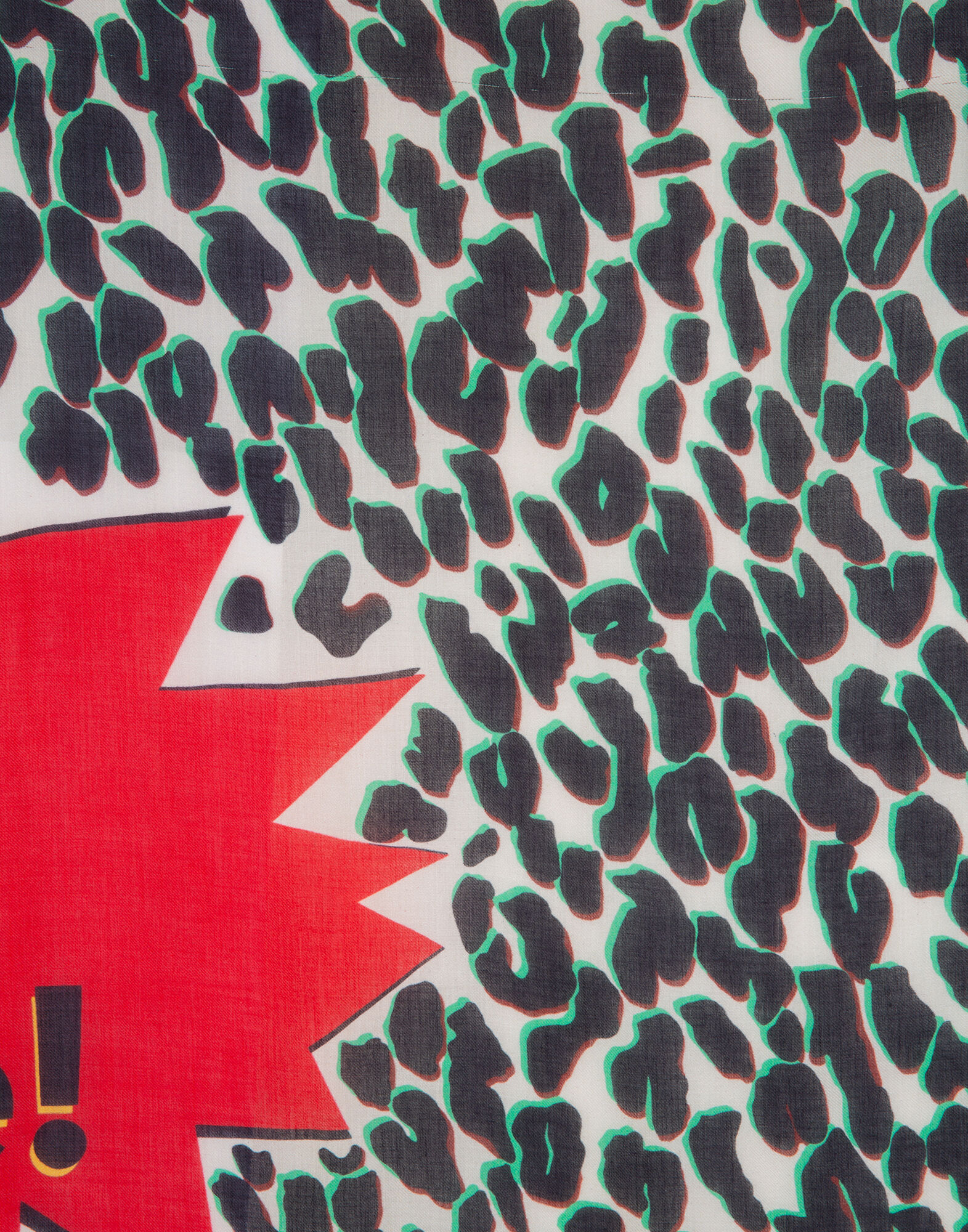 LaDoubleJ Square Scarf Leopard SCA0006MOC001LEO0001