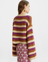 La DoubleJ Crop Sweater Multicolor Ivory PUL0142KNI104VA225WH04