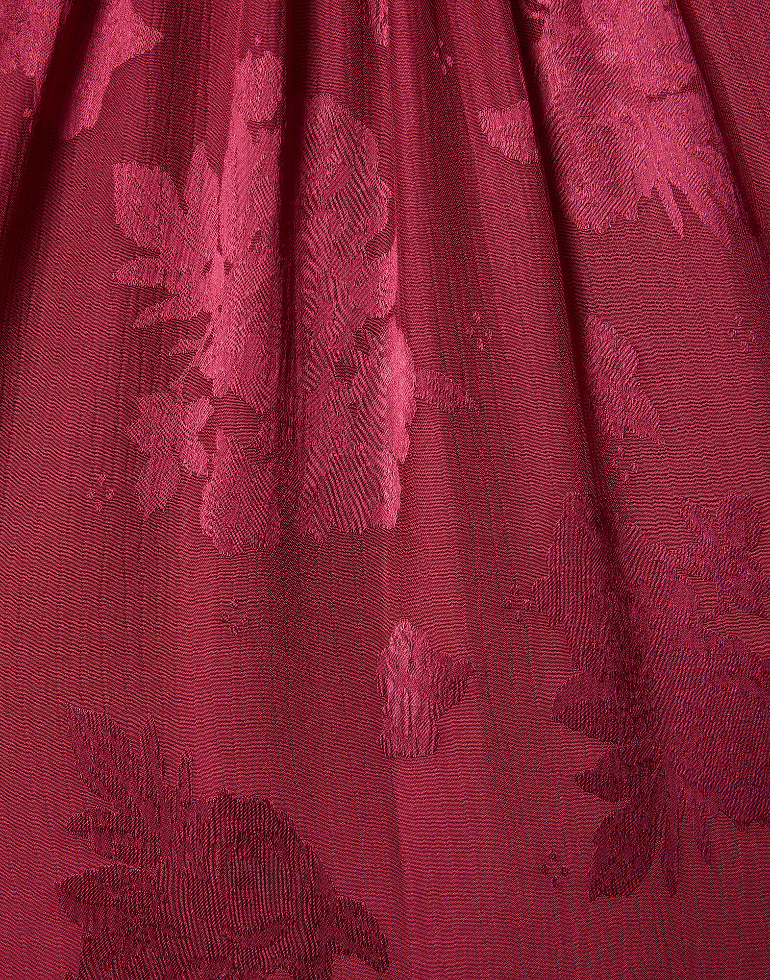 La DoubleJ Boho Blouse Solid Brick Red TOP0149JCQ133SOLIDRE06