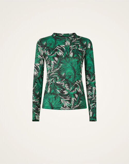 La DoubleJ Crew Top Quill Green TOP0024JER086QLL01GR02