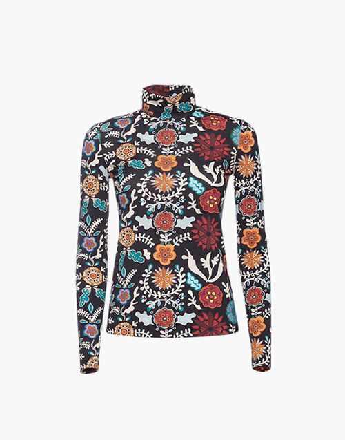 LaDoubleJ Turtleneck Fire Flower SHI0030JER005FIR0001