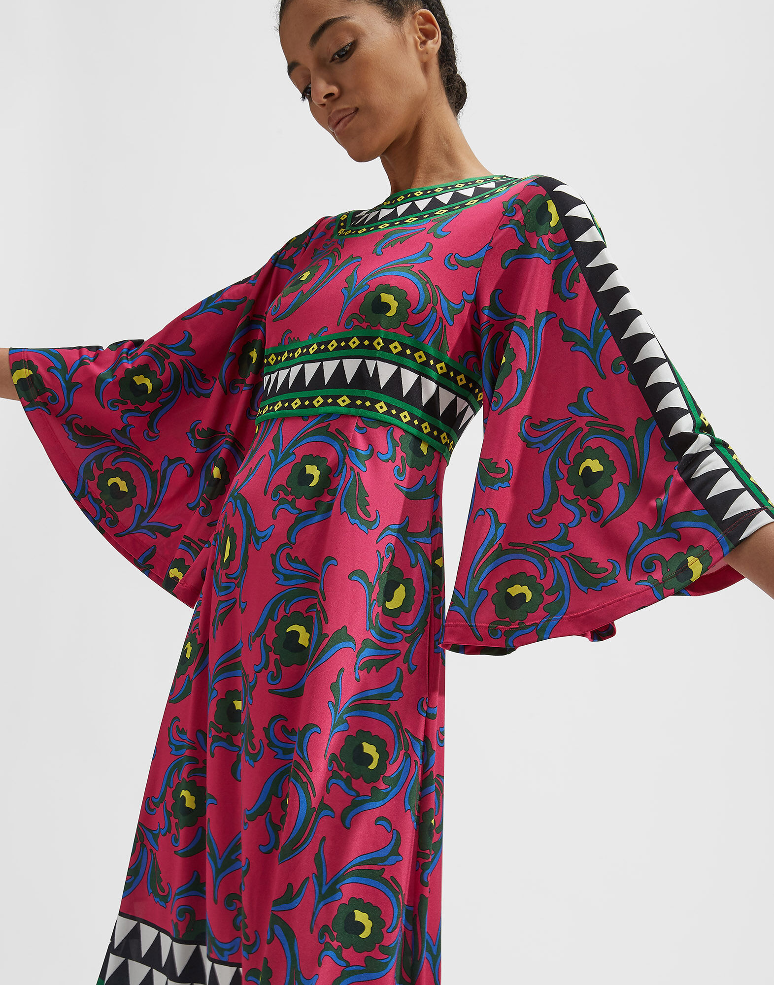 LaDoubleJ Sorella Dress Cartwheel Fuxia DRE0233JER012CRW0003