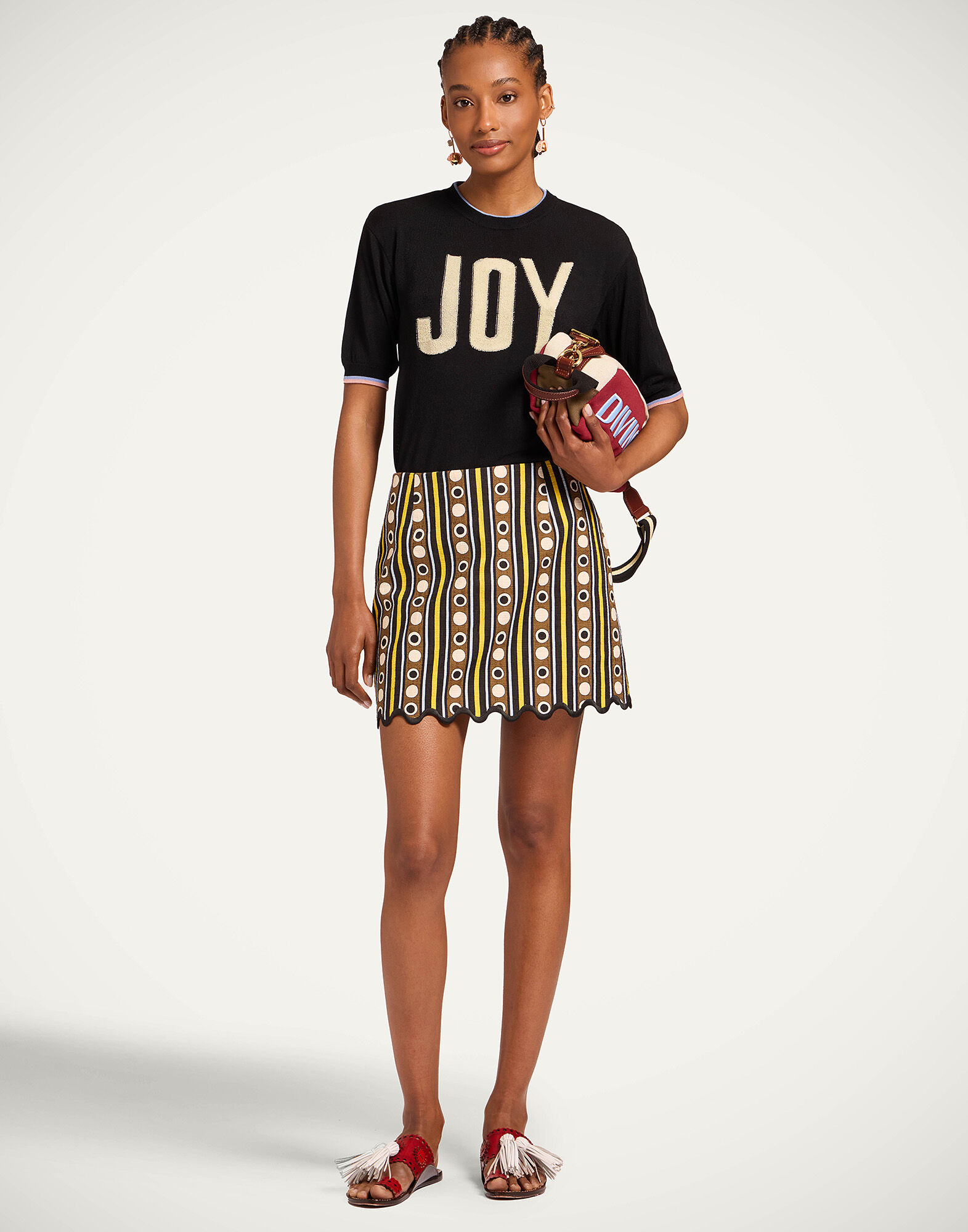 La DoubleJ Joy Tee Joy Black PUL0276KNI163SOE10BL01