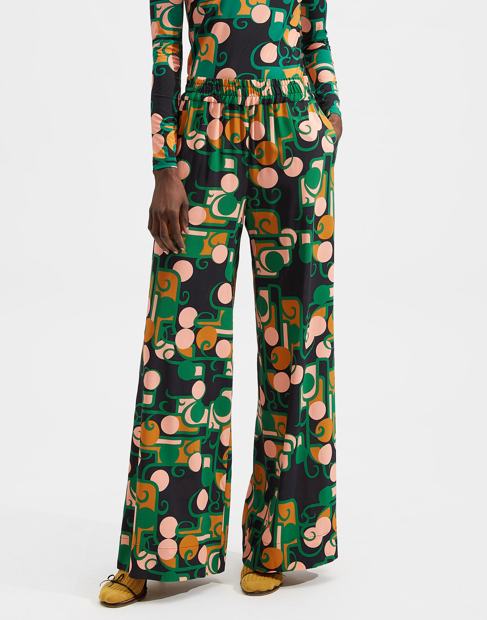 LaDoubleJ Palazzo Pants Deco TRO0003VIS001DEC0001