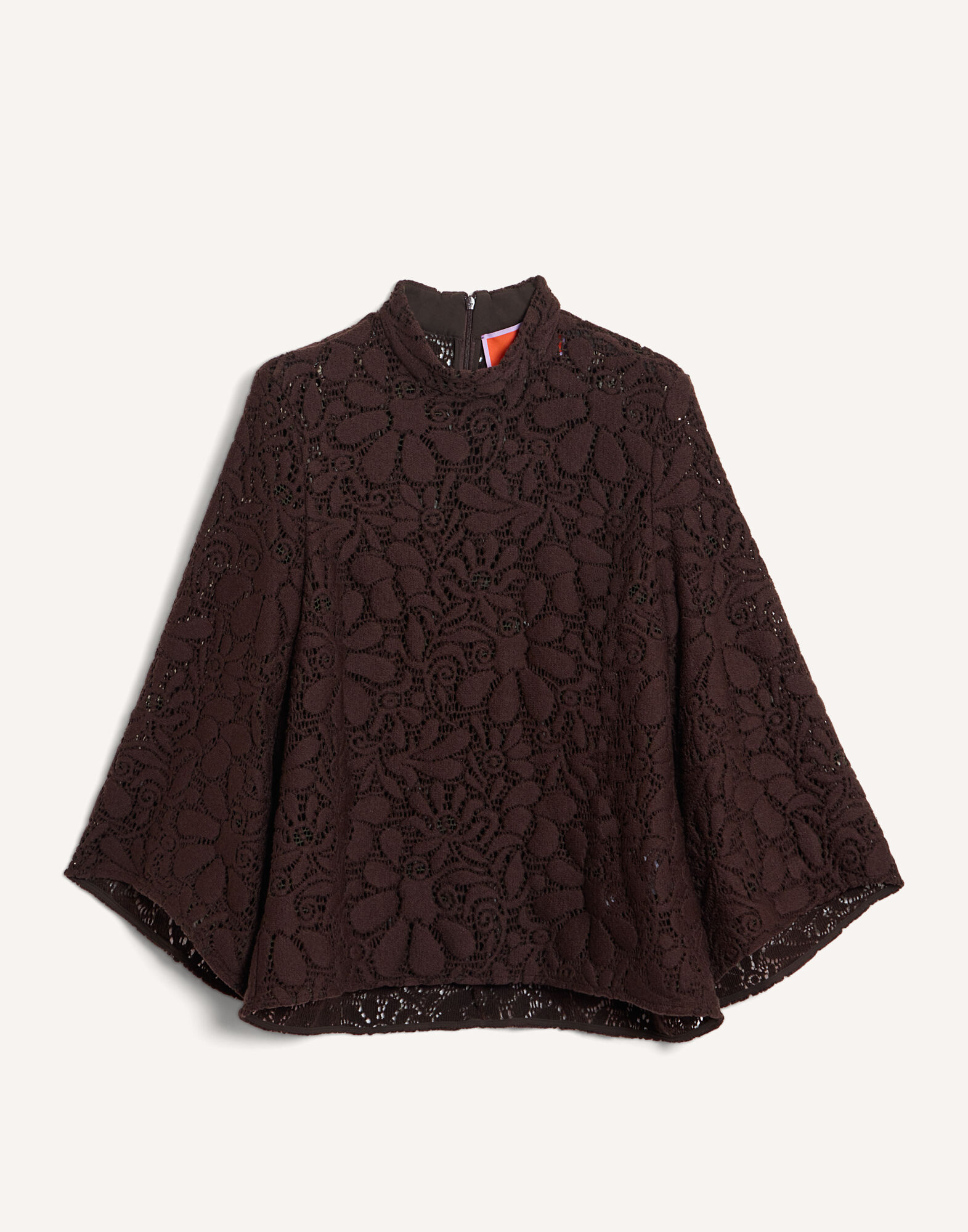 La DoubleJ Lacey Make An Exit Top Solid Chocolate TOP0108LAC003SOLIDBR07