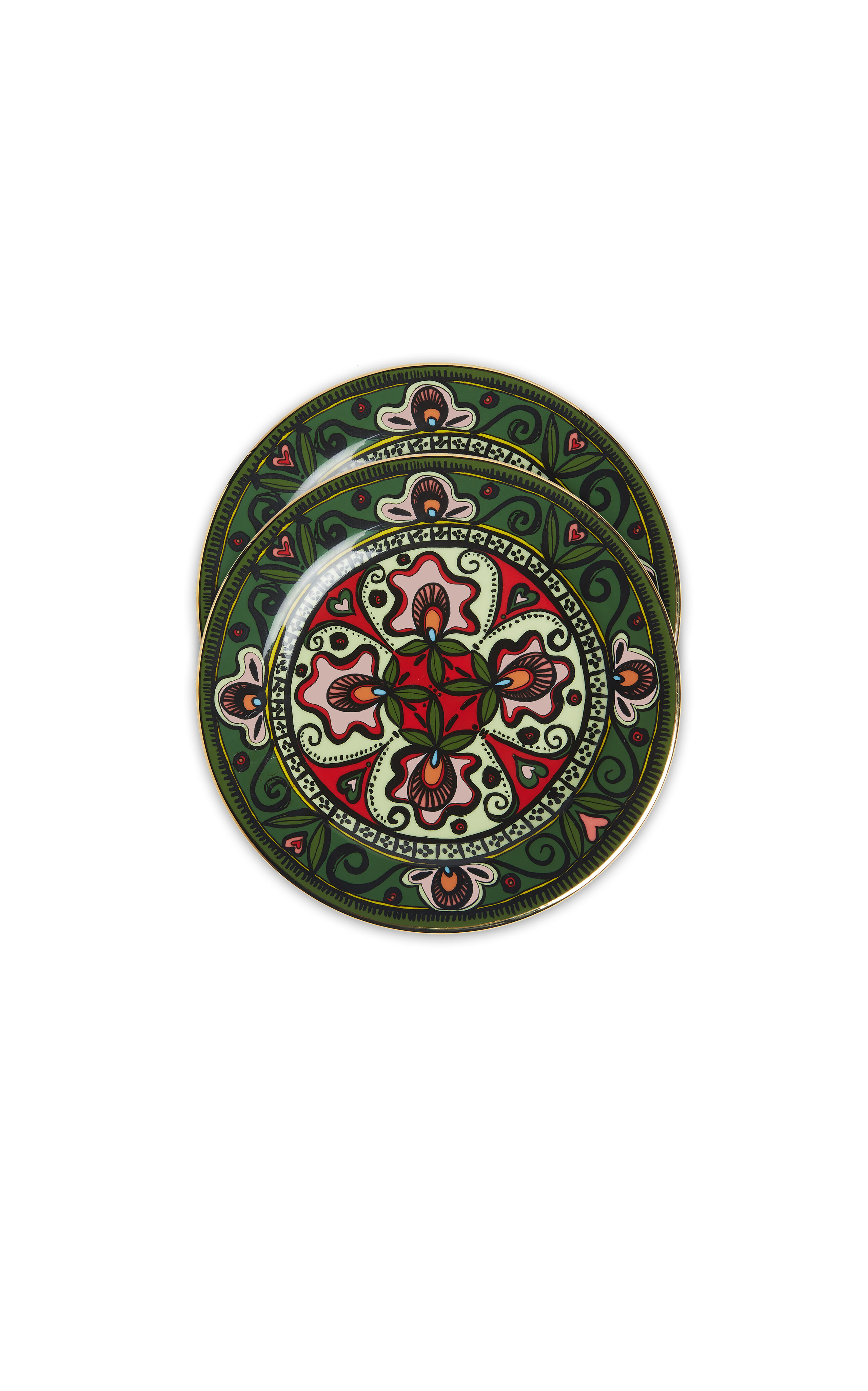 La DoubleJ Dessert Plate Set of 2 Abundance DIS0039CER001LAD0003