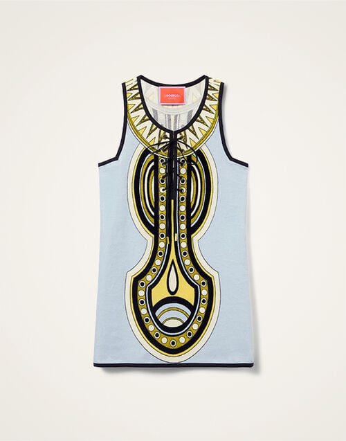 La DoubleJ Totem Mini Dress Sanctuary Plac&eacute;e Light Blue DRE1083JER084SAC02BU01