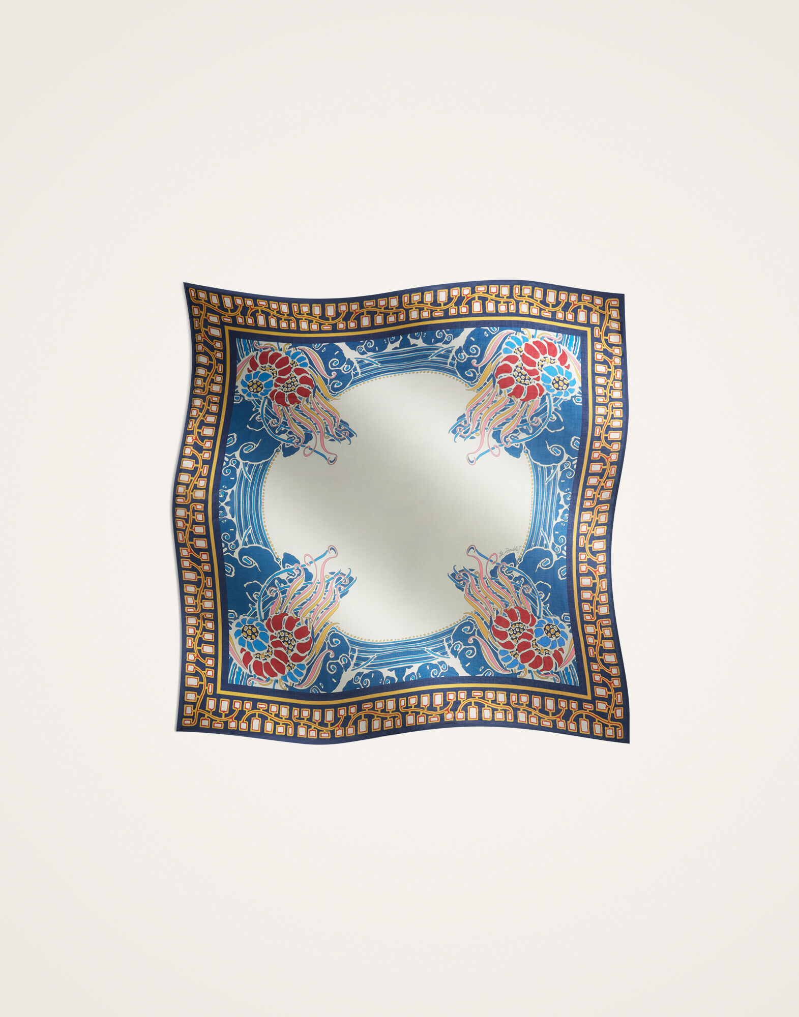 La DoubleJ Pareo Lemuria Plac&eacute;e Blue SCA0051COT021LEM02BU03