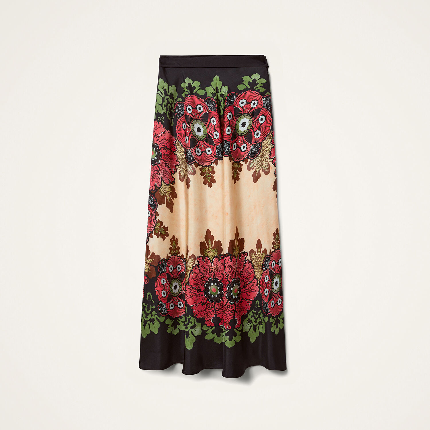 La Doublej Reversible Sarong Skirt In Multi