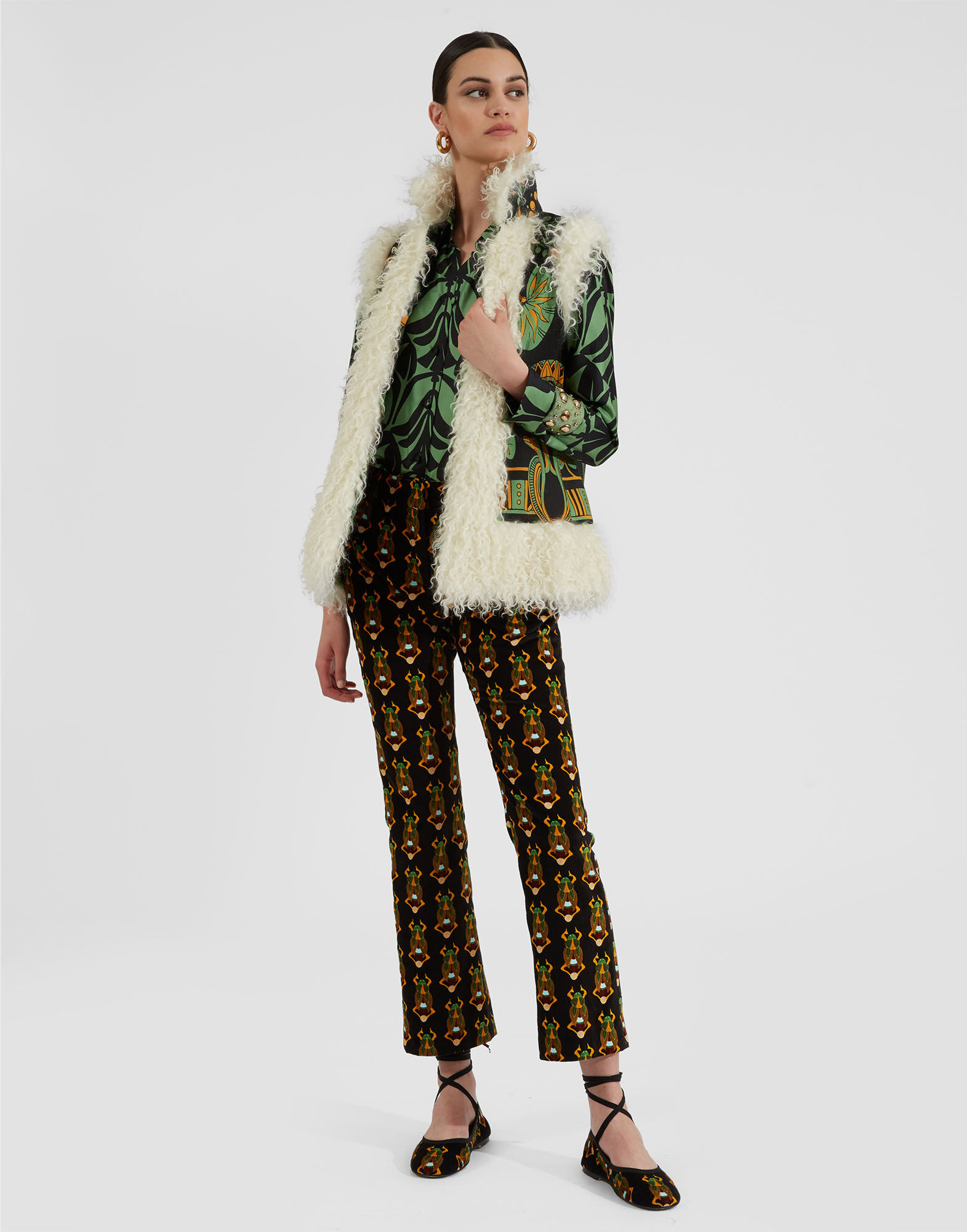 Folk shearling jacket online