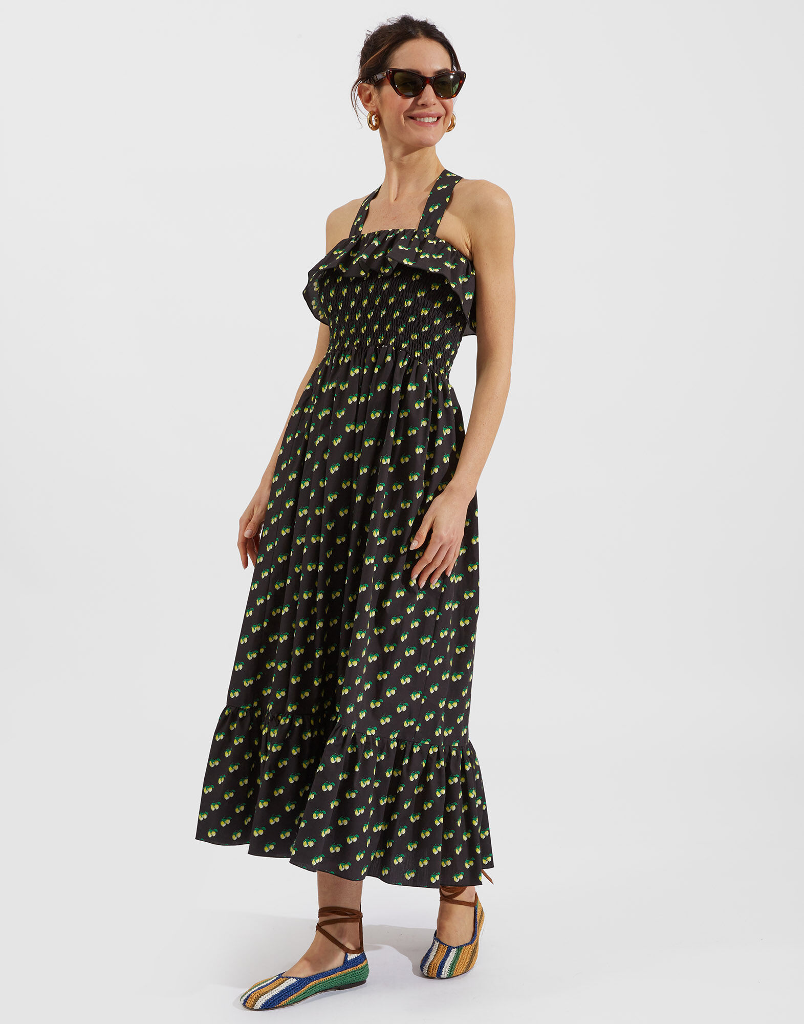 La DoubleJ Sunkissed Dress Limoncello DRE0478COT039LMN01BL01