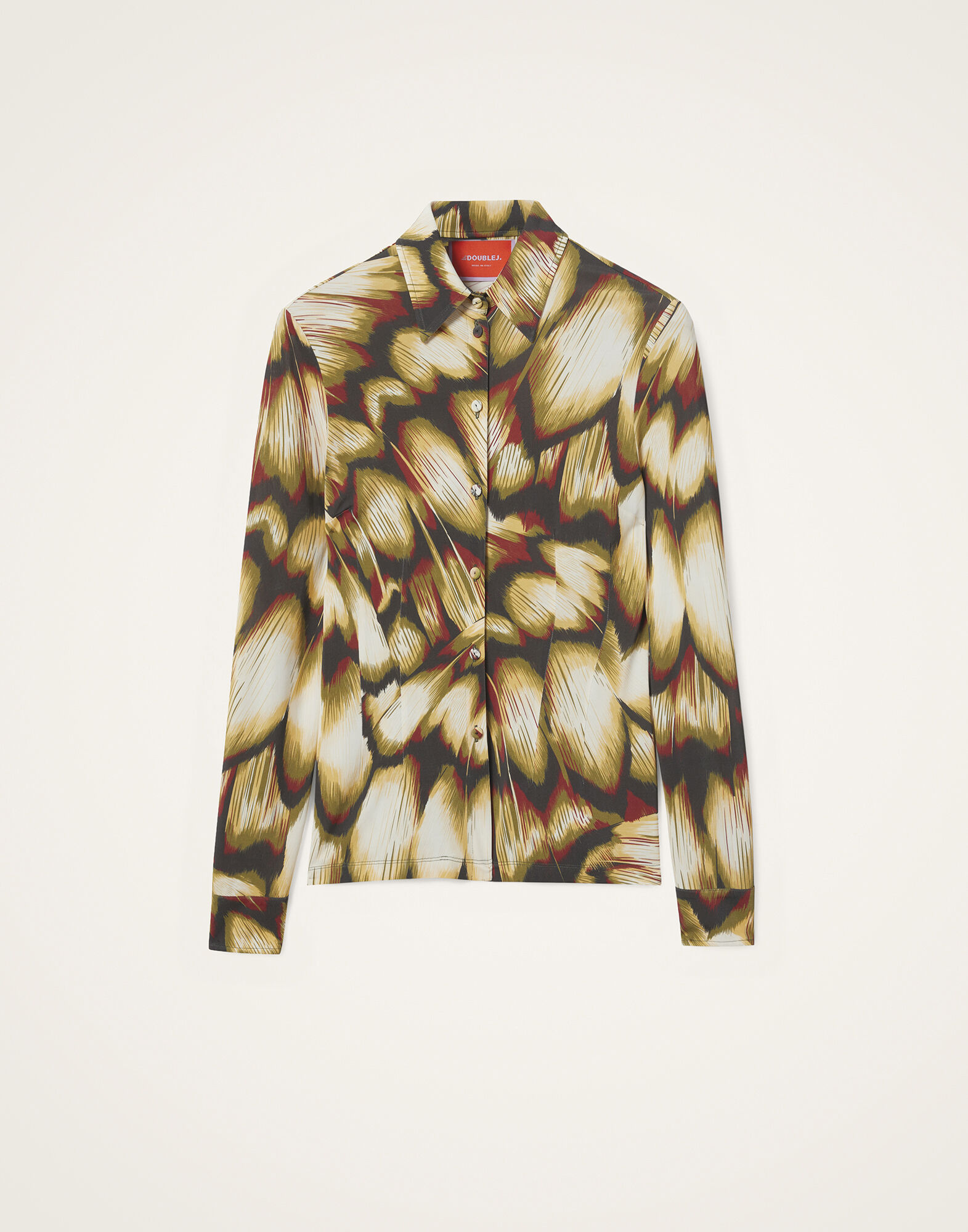 La DoubleJ Fitted Shirt Monarch Black SHI0116JER027MNR01BL01