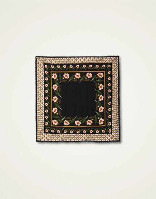 La DoubleJ Foulard 140 Mayfair Black SCA0060MOS001MAY01BL01