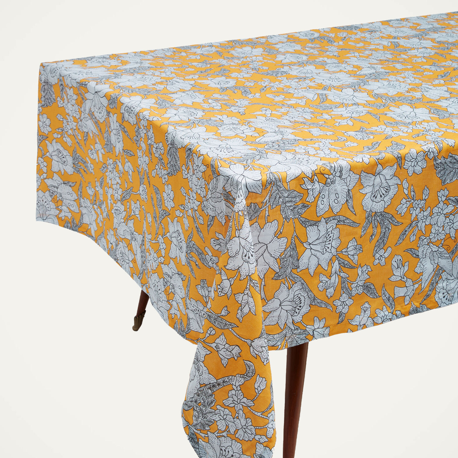  La Doublej Tablecloths Gend - Medium Tablecloth (180x280) Lilium Zafferano One Size 100% Linen 