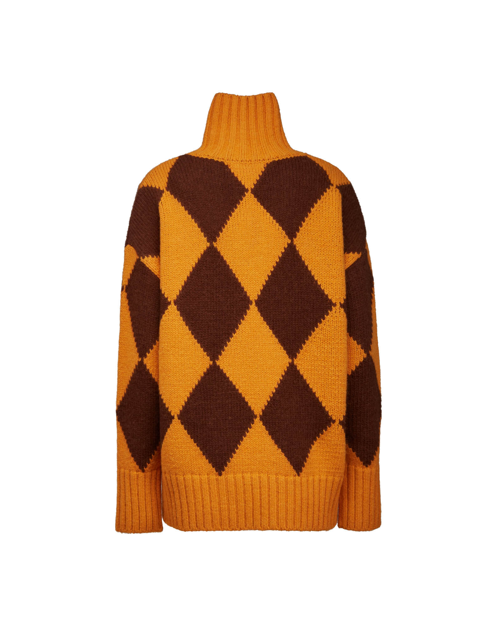 Yellow argyle sweater on sale