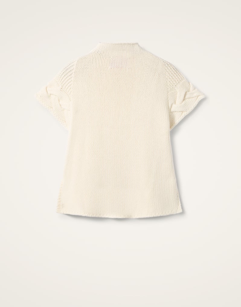 La DoubleJ Portrait Top La DoubleJ Portrait Top Solid Ivory PUL0204KNI120VA271WH04