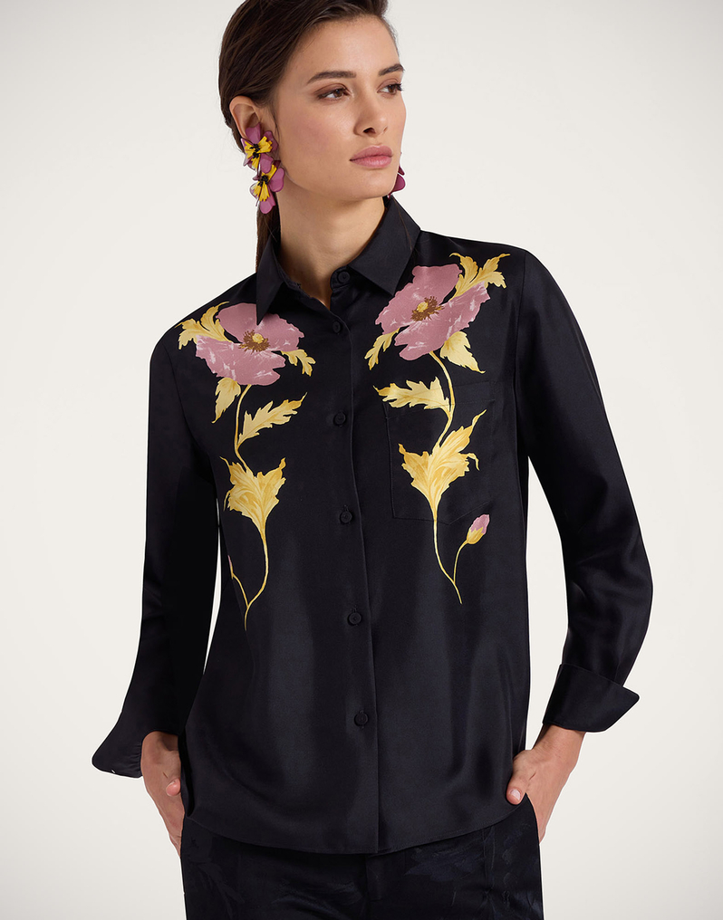 La DoubleJ Boy Shirt La DoubleJ Boy Shirt Sylph Placée Black SHI0040SIL001SYL04BL01