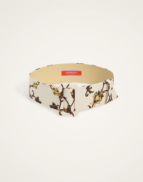 La DoubleJ Medium Belt Buttercup Micro White BEL0007FOD001BTC02WH01