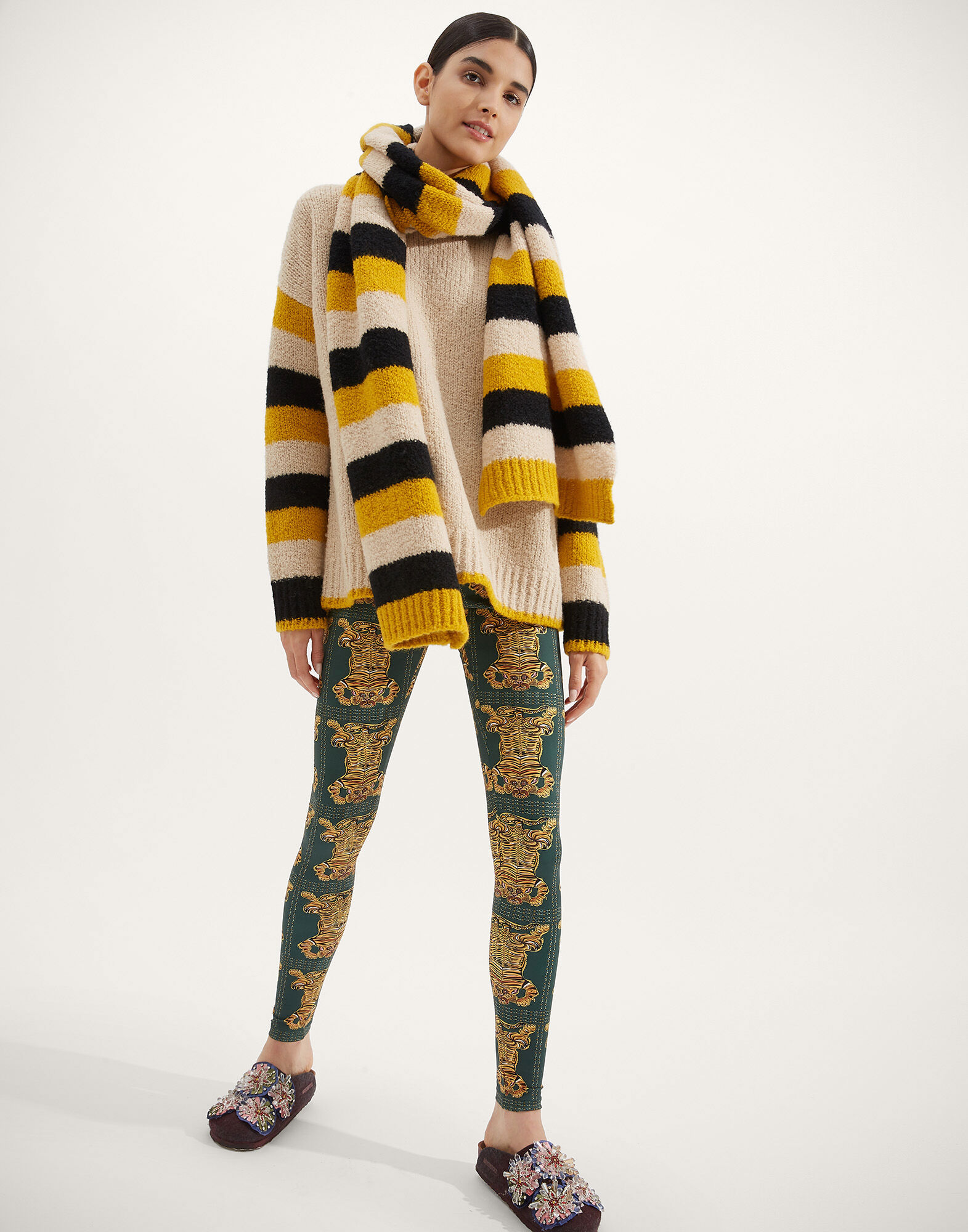 La DoubleJ Leggings Tiger Tiles TRO0013JER005TIG0003