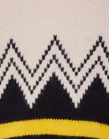 La DoubleJ Dolomite Sweater White/Black PUL0093KNI061VAR0117