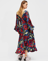 LaDoubleJ Tangier Kaftan Big Blooms DRE0155SIL001PFI0001