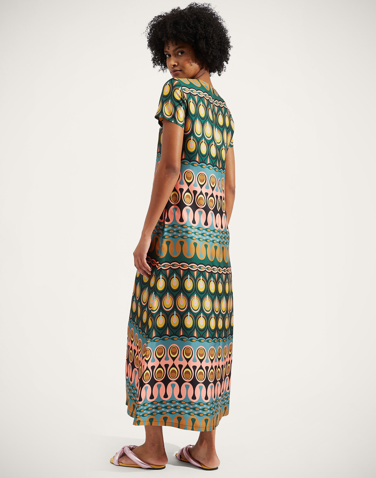 La DoubleJ Swing Dress Rio Verde DRE0001SIL001RIO0002