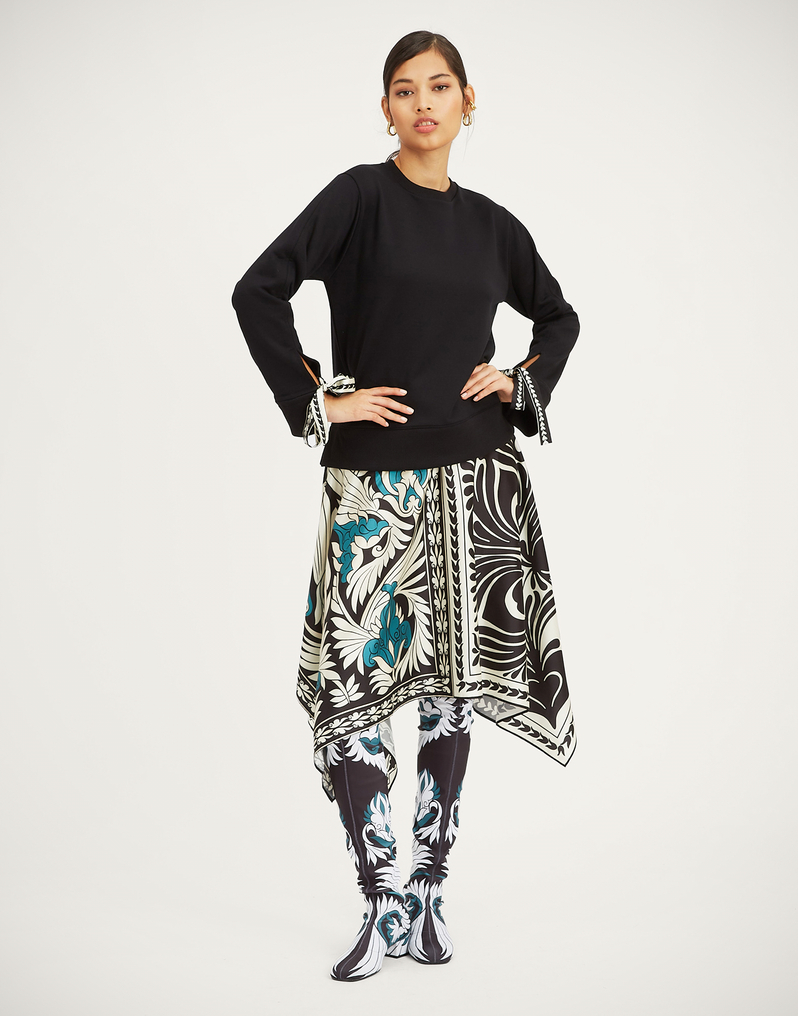 La DoubleJ Arcade Dress La DoubleJ Arcade Dress Mix Tiles Placée Black DRE0639JER040MIX01BL01