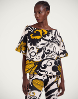 La DoubleJ Meditation Tee La DoubleJ Meditation Tee Marea Black & White TSH0055JER020MRE01BL03