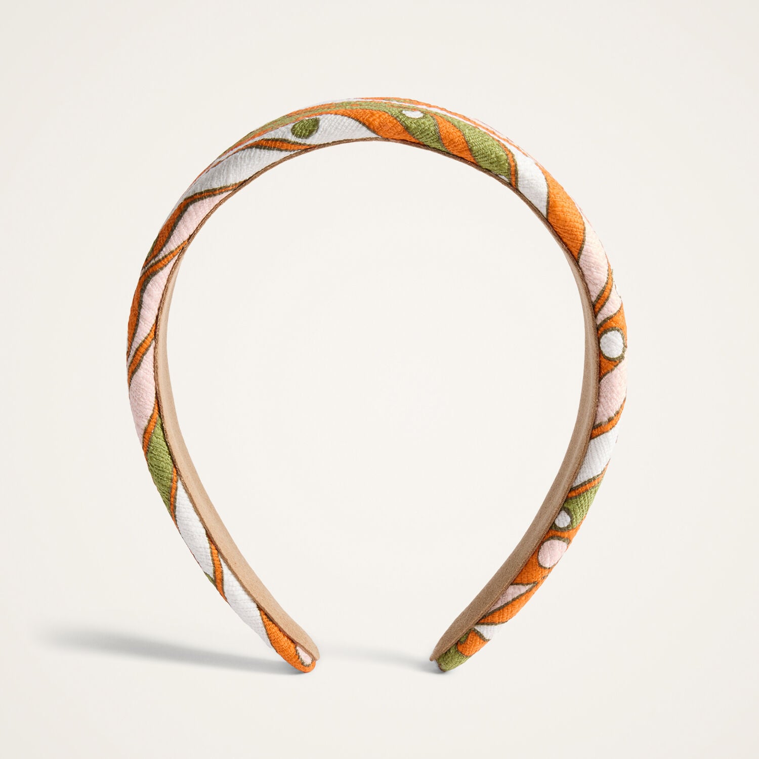  La Doublej Summer 2026 Collection: Vip Early Access Women - Flat Headband Smarties Orange One Size 98% Cotton 2% Elastane 