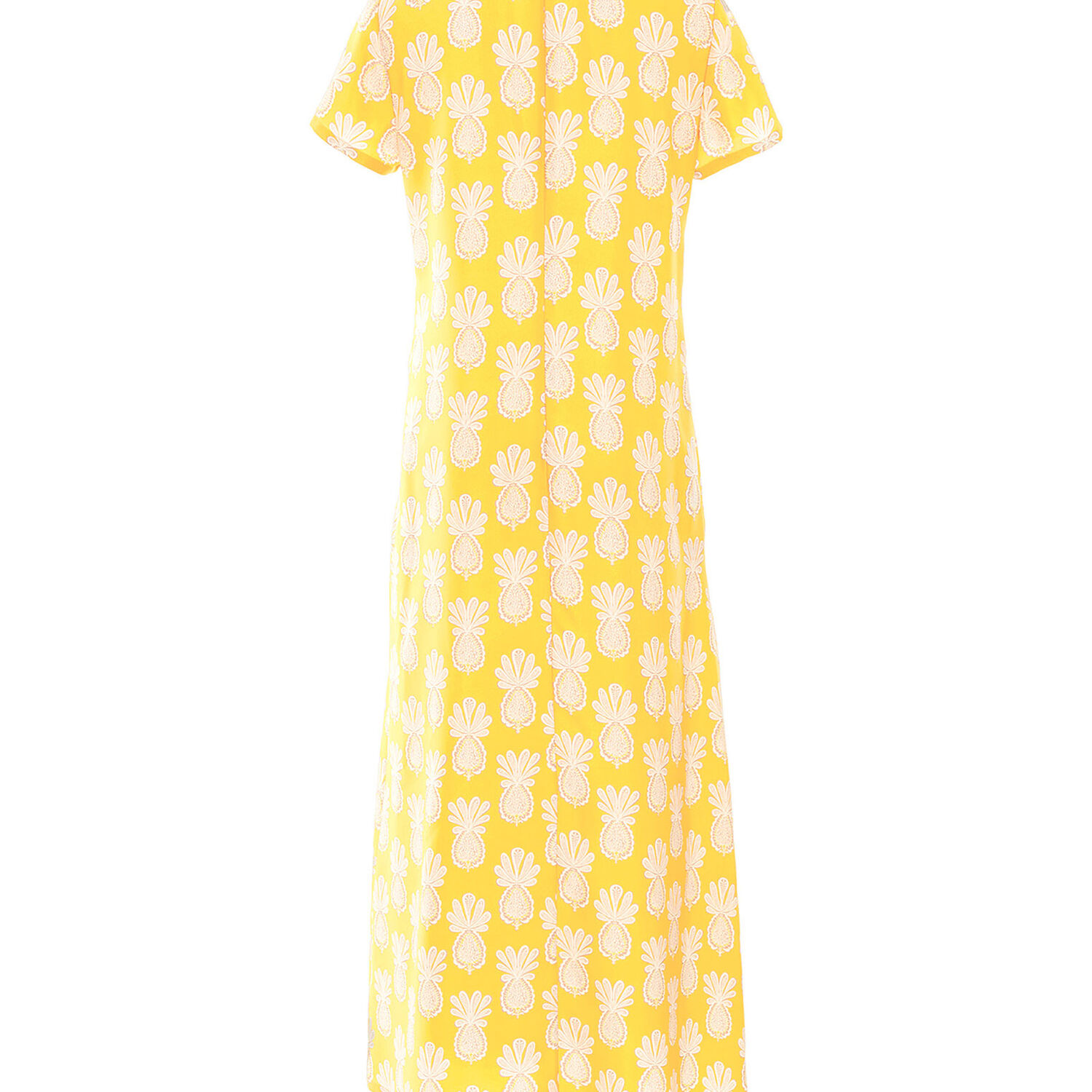 Shop La Doublej Swing Dress In Pineapple Sunflower