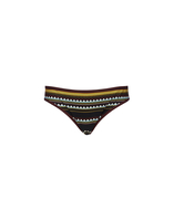La DoubleJ Bikini Bottom Doric Plac&eacute;e Black SWI0033LYC003DOR01BL01