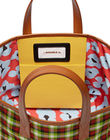 LaDoubleJ Mini Mama Tote Bag LaDoubleJ Mini Mama Tote Bag Check Verde/Nero BAG0004PLC002CHE0007