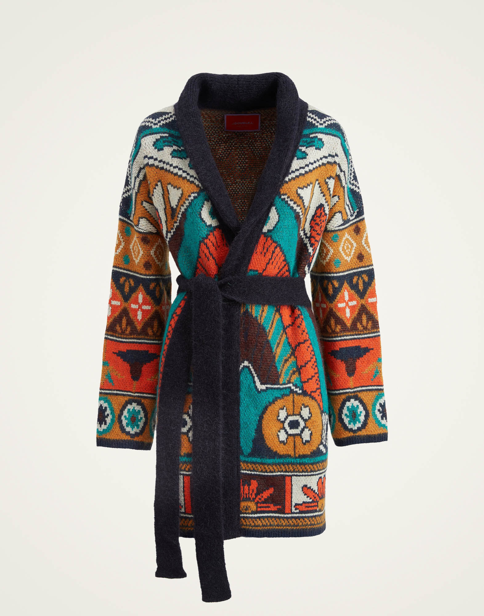 La DoubleJ Philae Cardigan Philae Plac&eacute;e PUL0164KNI089VA191MU01