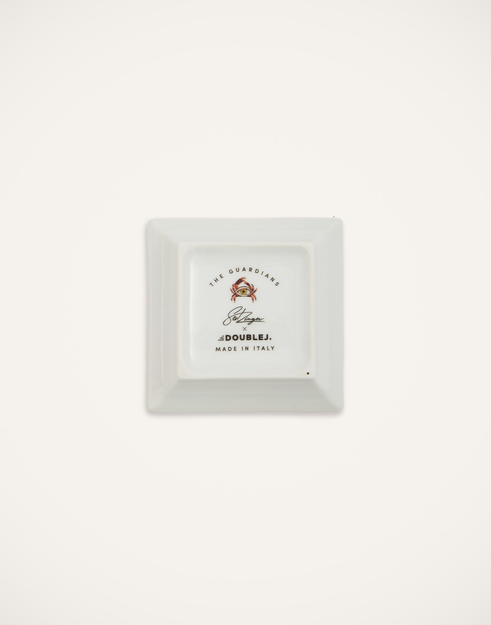 La DoubleJ Mini Trinket Tray The Moon Dark Green TRI0009CER001MOO03GR03