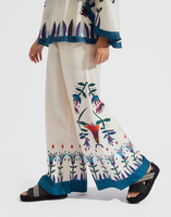 La DoubleJ Palazzo Pants La DoubleJ Palazzo Pants Isis Avorio Placée TRO0026SIL006ISI0001