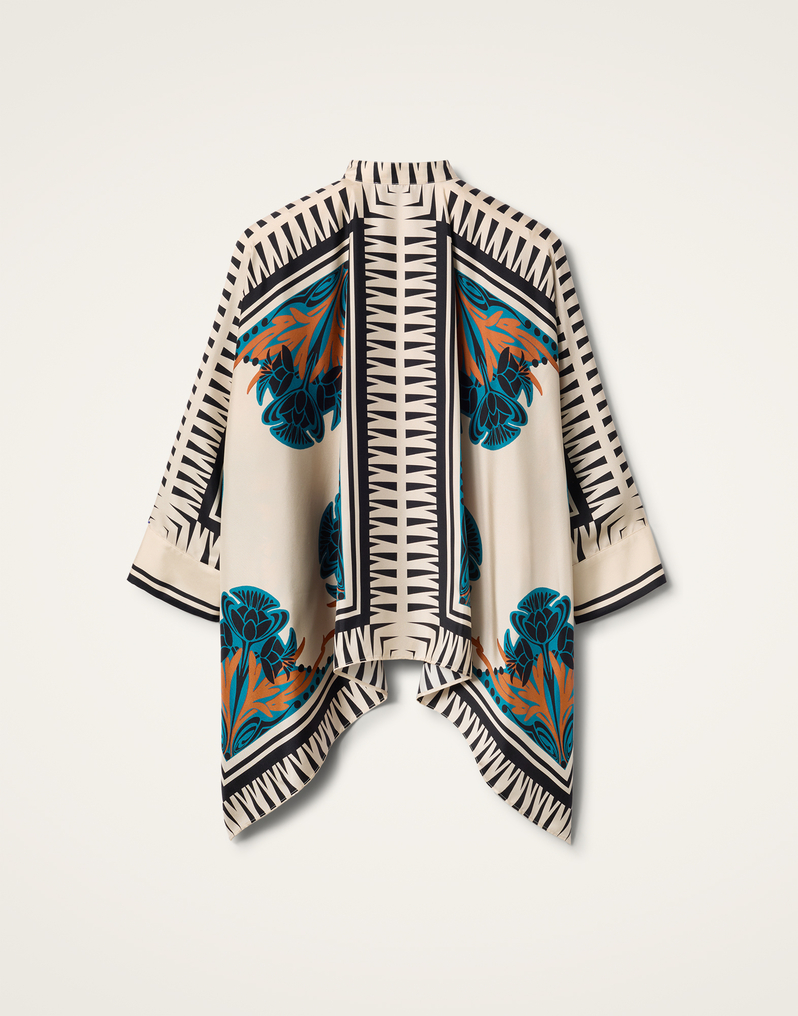 La DoubleJ Foulard Shirt La DoubleJ Foulard Shirt Florence Placée SHI0059SIL006FLO0002