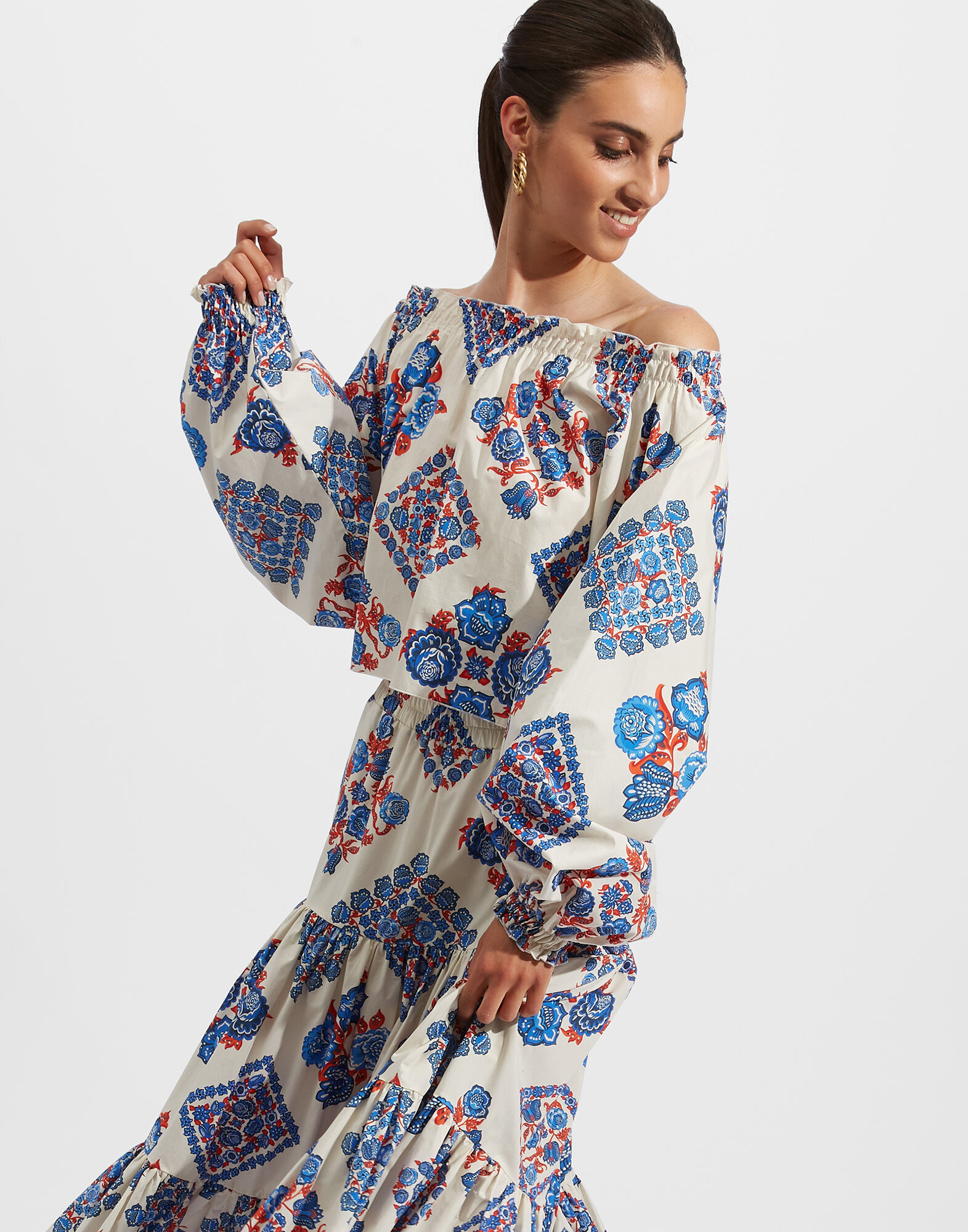 La DoubleJ Boho Crop Top Cowgirl TOP0064COT001COW0001