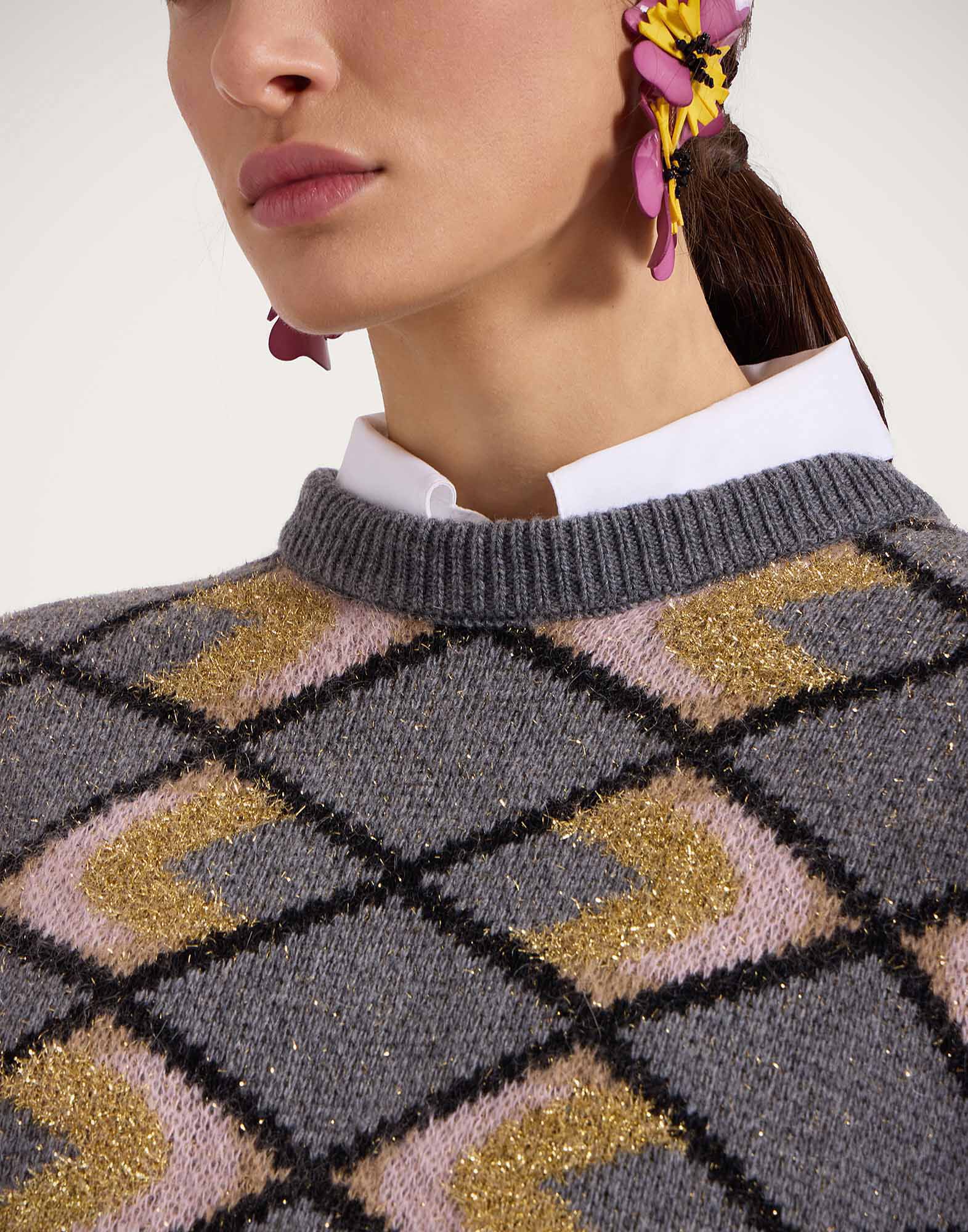 La DoubleJ Half-Light Gilet Half-Light Grey PUL0223KNI132VA307GY02