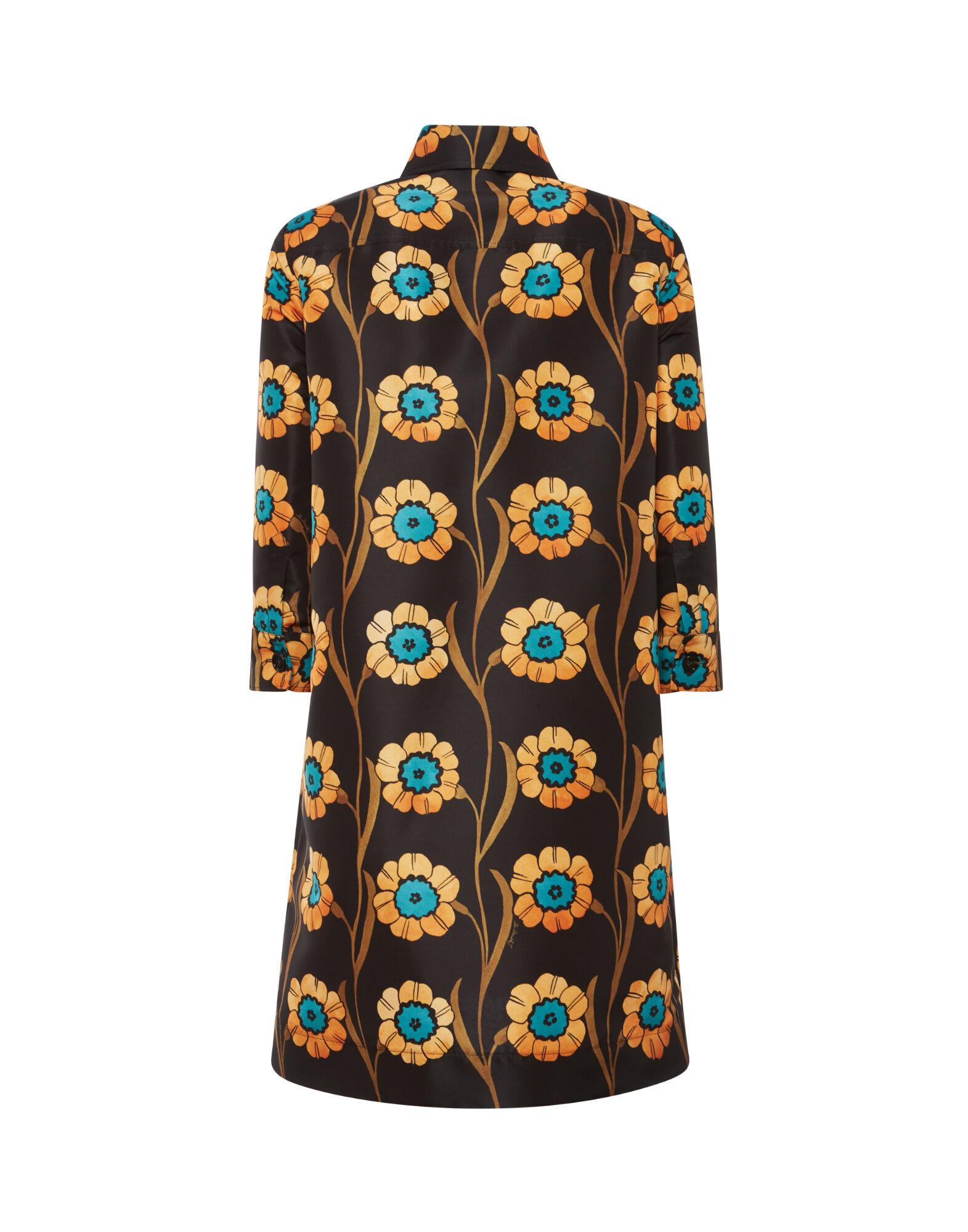 La DoubleJ Short Artemis Dress Daisychain Black DRE0180FAI001ROP01BL01